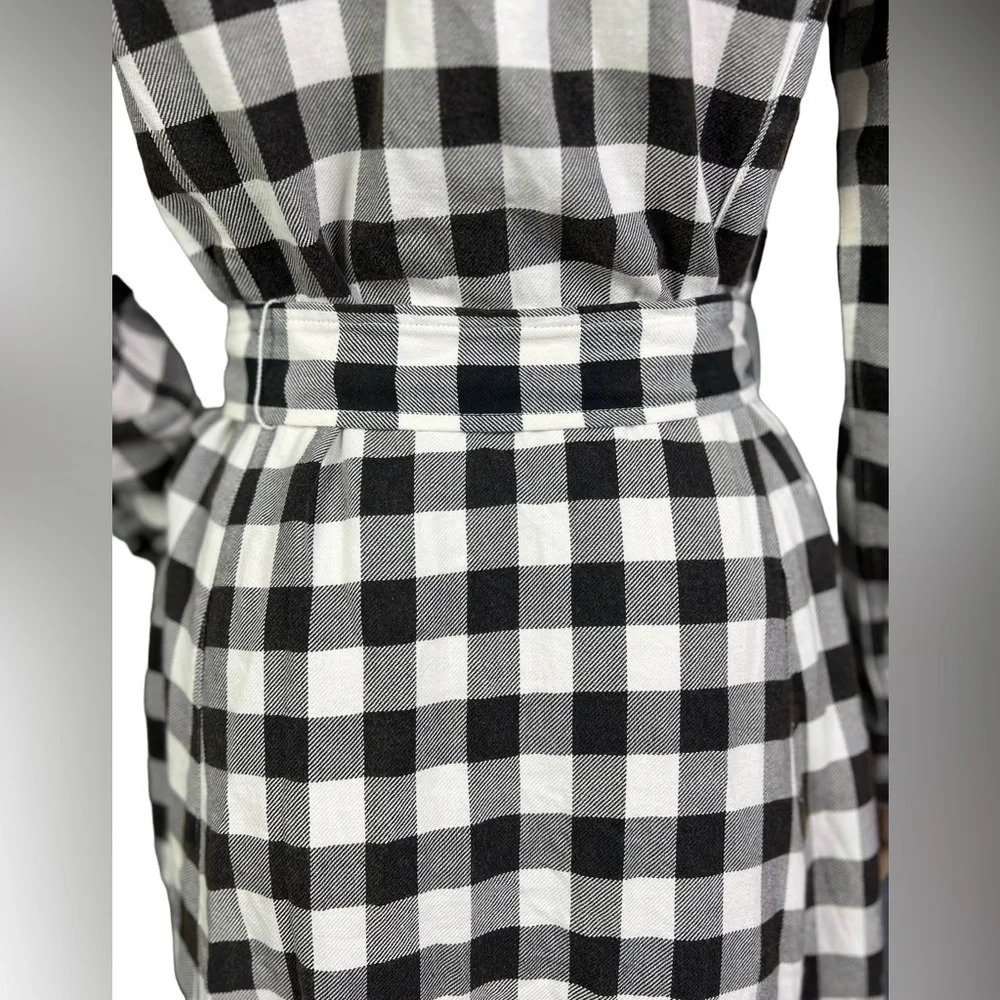 NWT Polo Ralph Lauren Shirtdress Womens Size 0 Check Buffalo Belted Twill - Picture 6 of 12